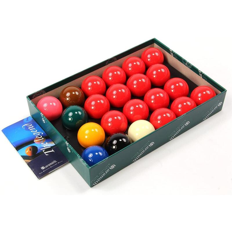 Billiardo snooker, Set Completo 15 Rosso 2 1/6, Verde