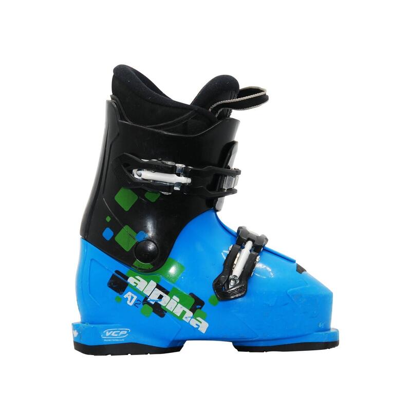 SECONDE VIE - Chaussure De Ski Junior Alpina Aj2/aj4 Noir Bleu - BON