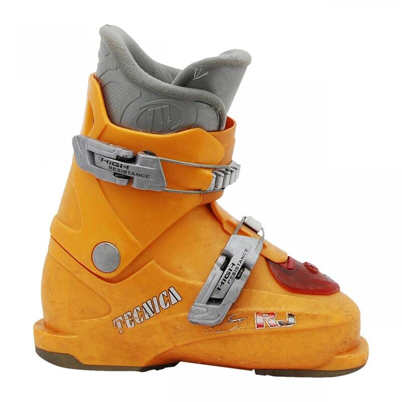RECONDITIONNE - Chaussure De Ski Junior Tecnica Rj Orange - BON