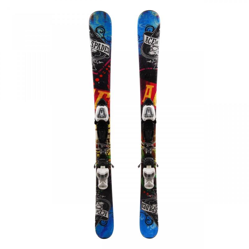 RECONDITIONNE - Ski Junior Nordica Ace Of Spades + Fixations - BON