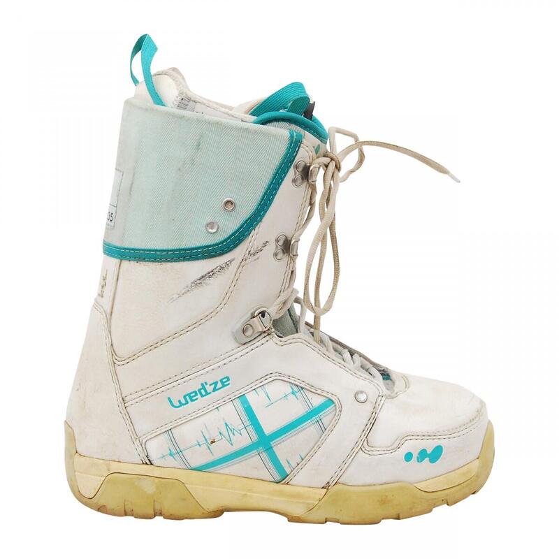 RECONDITIONNE - Boots Wed'ze Fr6 W Blanc Bleu - BON