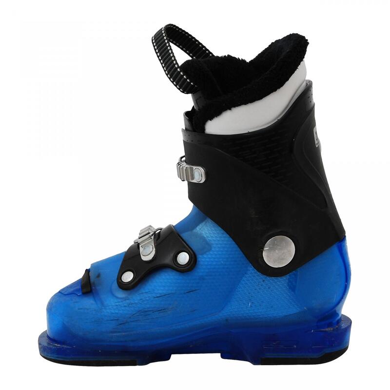 RECONDITIONNE - Chaussure De Ski D'Junior Salomon T2_2 Crochets - BON