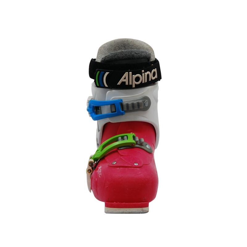 SECONDE VIE - Chaussure De Ski Junior Alpina Boom Blanc Rose - BON