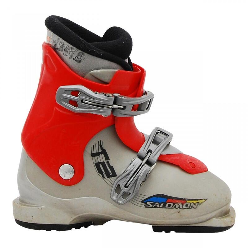 RECONDITIONNE - Chaussure De Ski Junior Salomon T2 T3 - BON