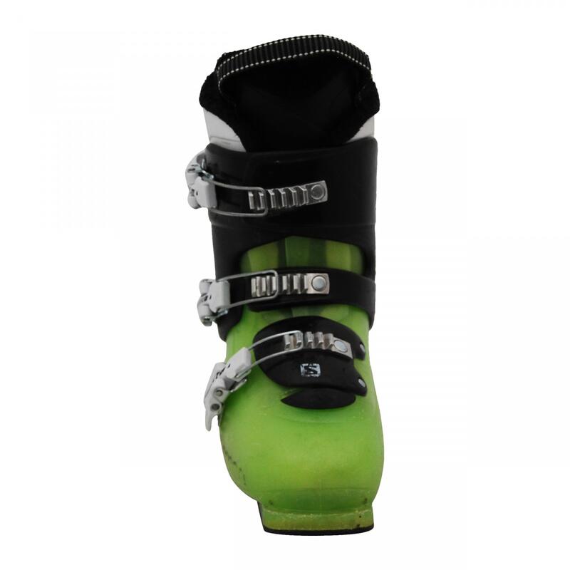 RECONDITIONNE - Chaussure De Ski D'Junior Salomon T3_3 Crochets - BON