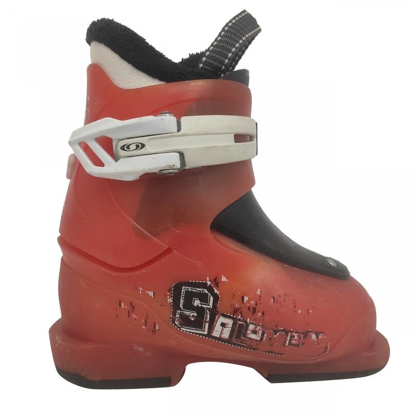 RECONDITIONNE - Chaussure Ski Salomon Junior St1 Orange - BON
