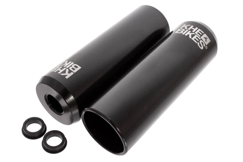 BMX KOLÍKY PRO DOSPĚLÉ CNC ČERNÉ 10MM/14MM KHEBIKES