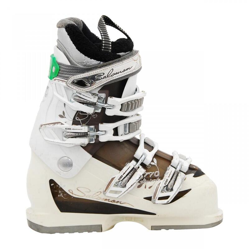 RECONDITIONNE - Chaussure De Ski Salomon Modèle Divine Blanc - BON