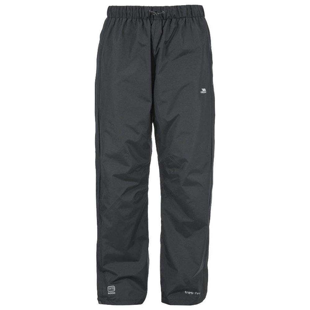 TRESPASS Pantaloni Impermeabili E Resistenti Al Vento Uomo Trespass Purnell Nero