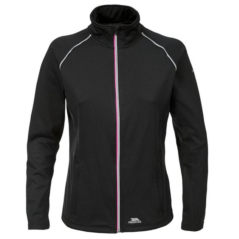 Women's zip-up jacket (Black)