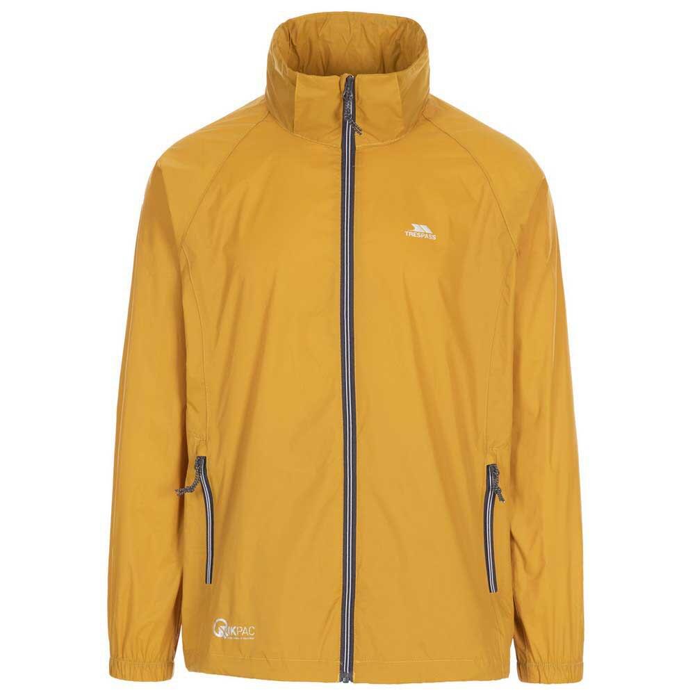 TRESPASS Unisex Qikpac X Opbergbare Jas (Maïs Geel)
