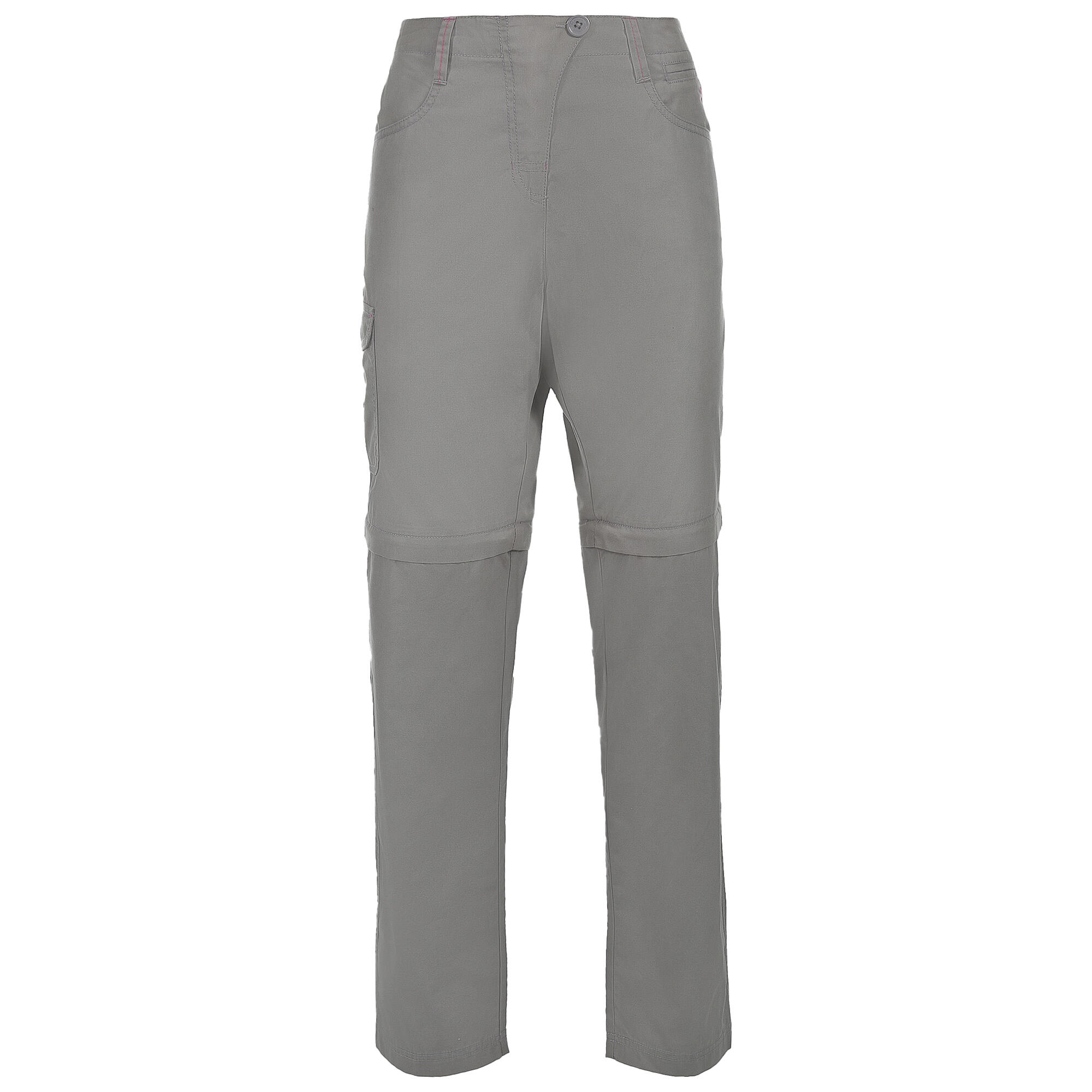 TRESPASS Womens/Ladies Rambler Convertible Hiking Trousers (Storm Grey)