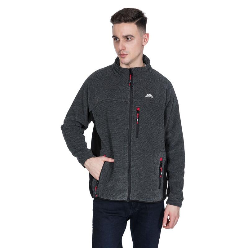 Heren Jynx Full Zip Fleece Vest (Zwart)