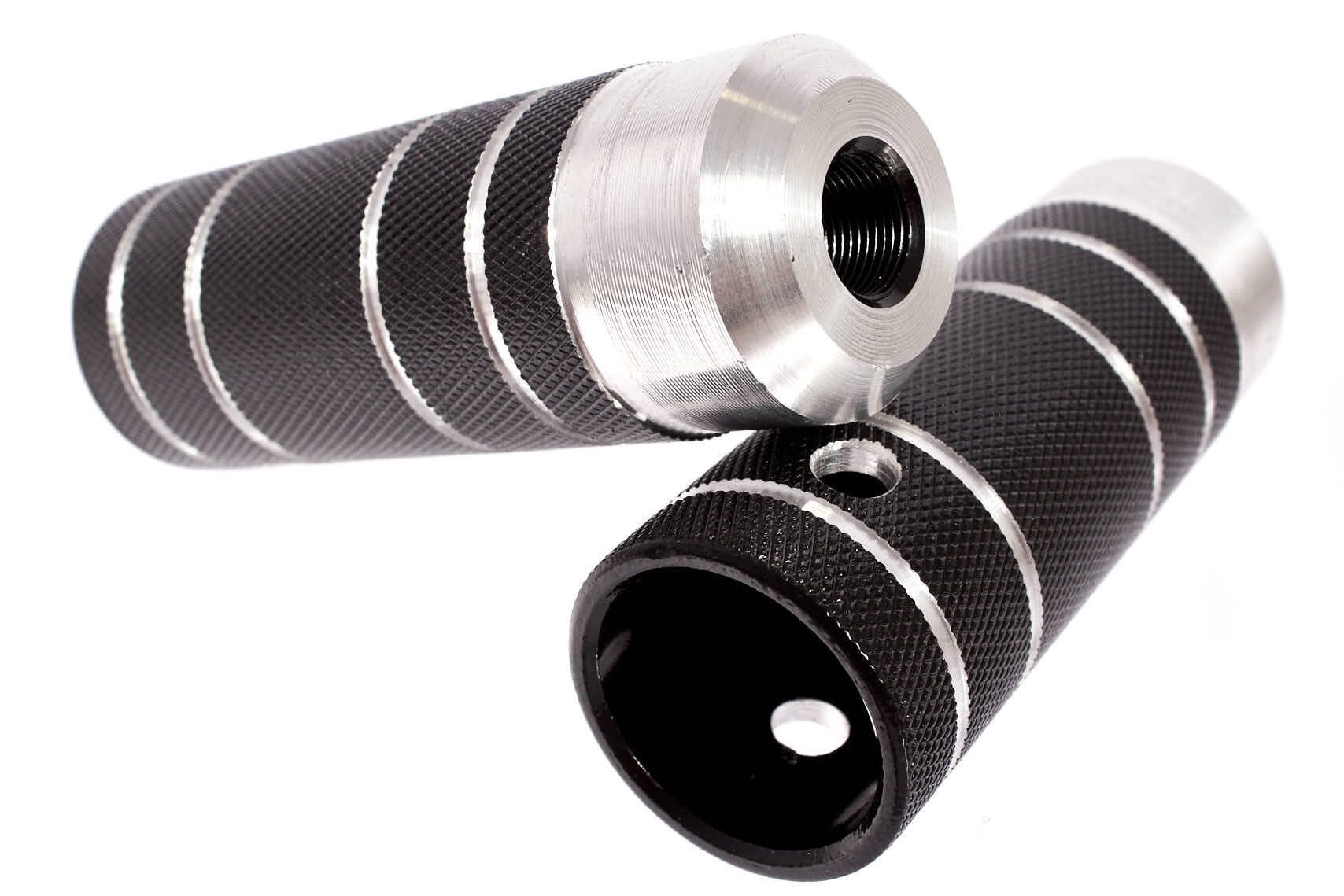 BMX PEGS KINDEREN ZWART ALU 14MM KHEBIKES 2/5