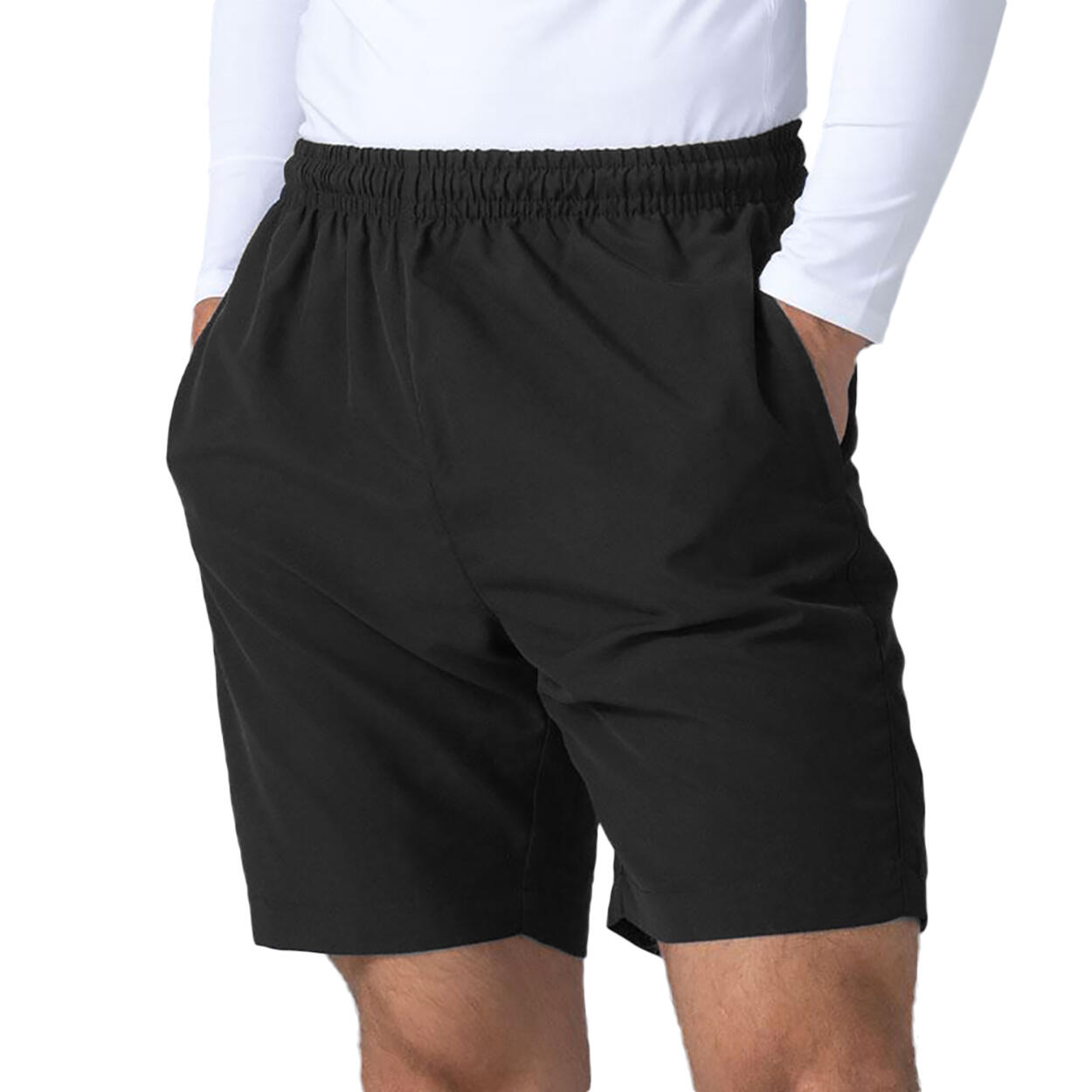 FINDEN & HALES Womens/Ladies Microfibre Sports Shorts (Black)