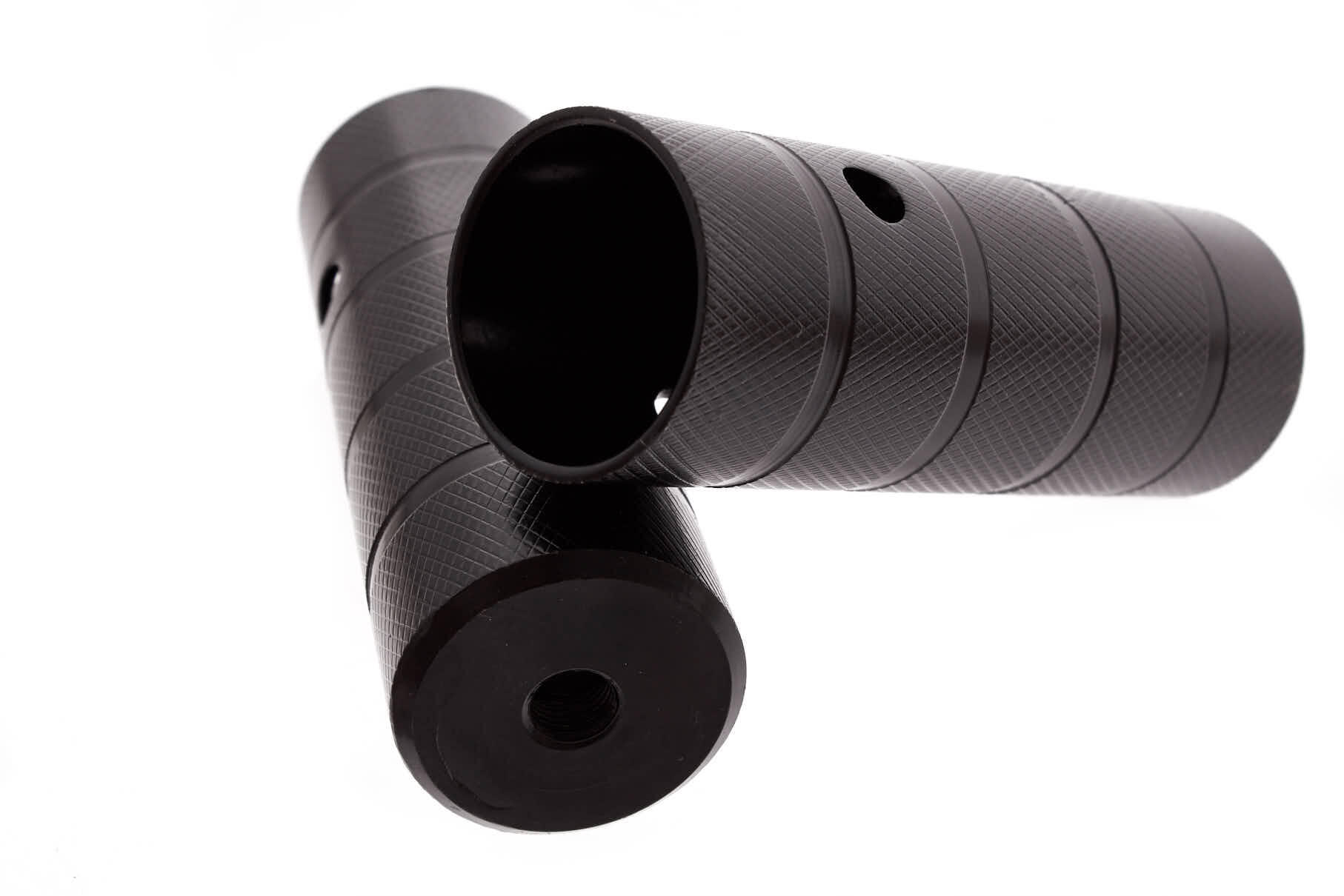 BMX HARINGEN VOLWASSEN ZWART STAAL 10MM KHEBIKES 2/5