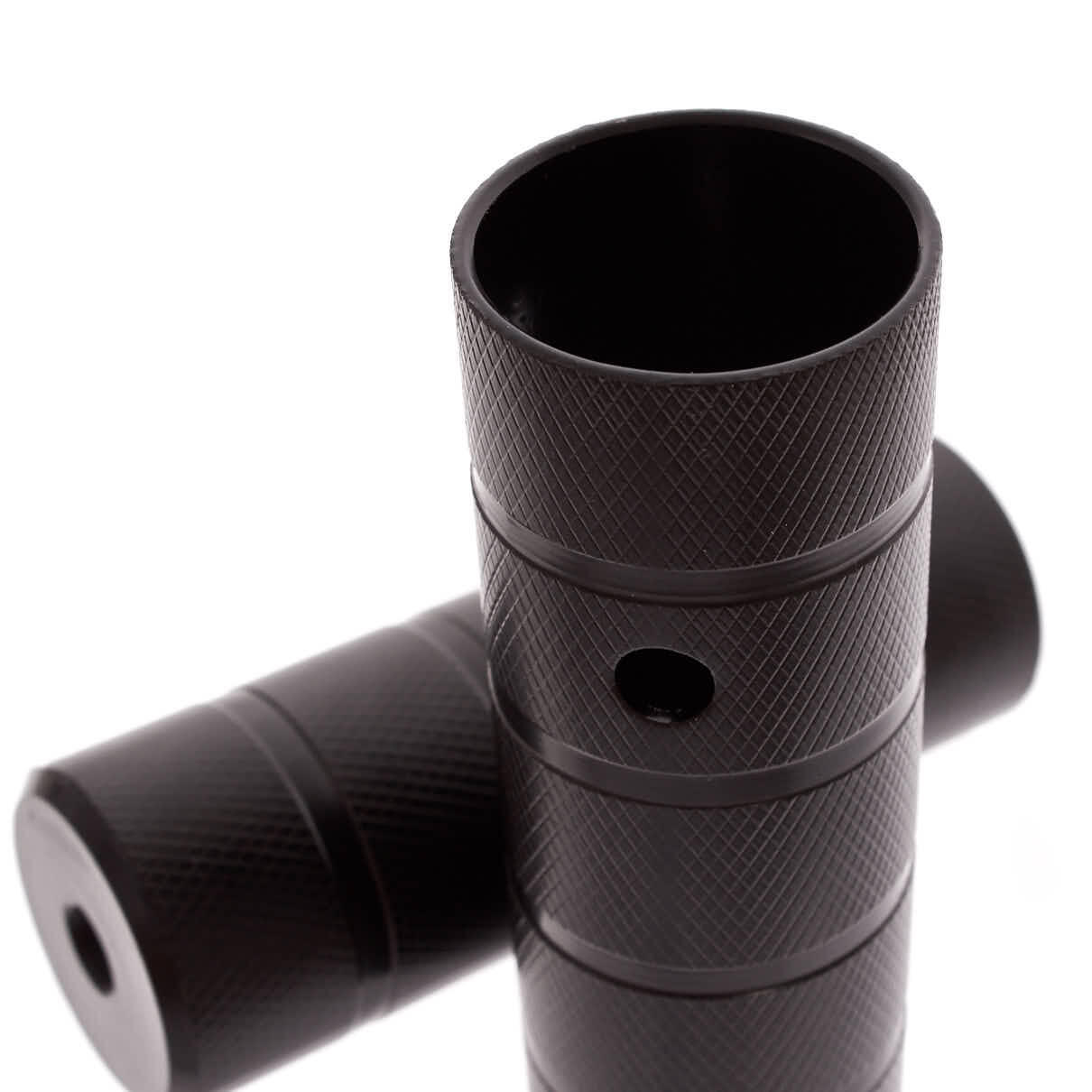 BMX HARINGEN VOLWASSEN ZWART STAAL 10MM KHEBIKES 3/5