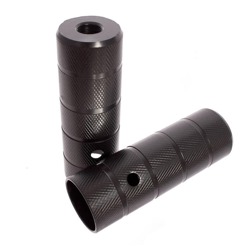 BMX PEGS ADULTE NOIR ACIER 14MM KHEBIKES