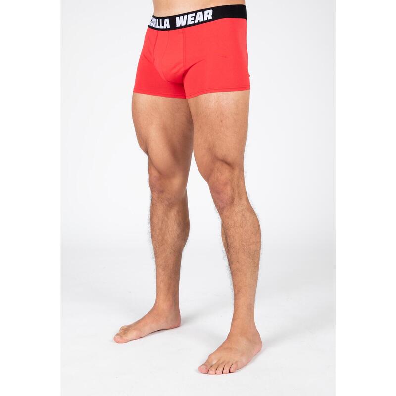 Gorilla Wear Boxershorts 3-Pack - Gray/Blue/Red