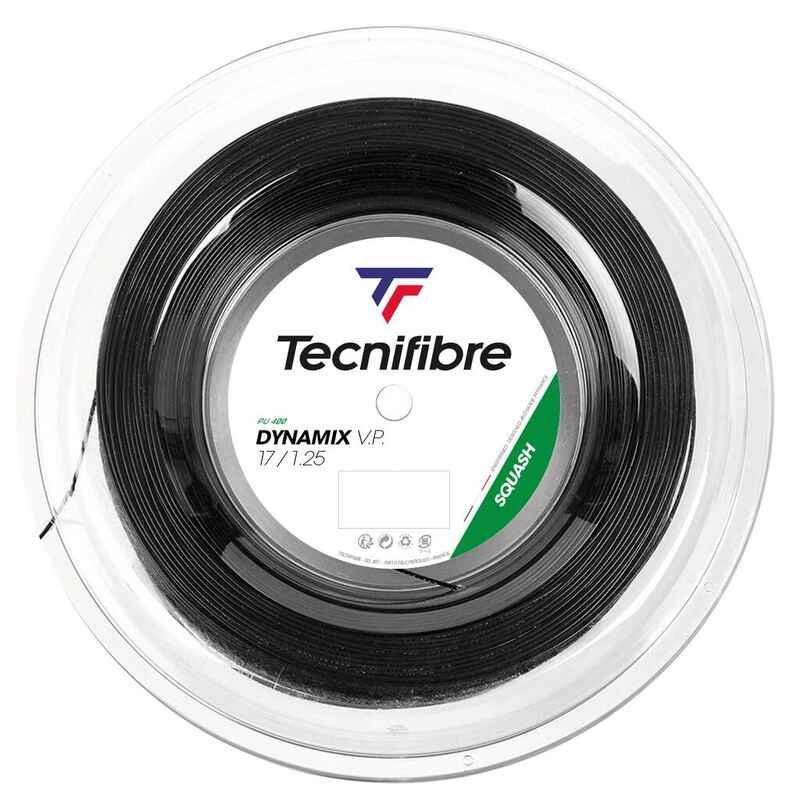 Squashsaite DYNAMIX V.P. Schwarz 200m Rolle 1,25mm
