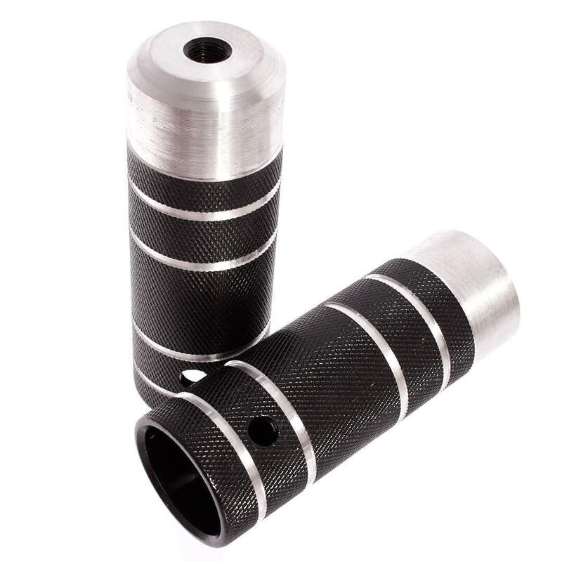 BMX PEGS COP COPII NEGRU ALU 10MM KHEBIKES