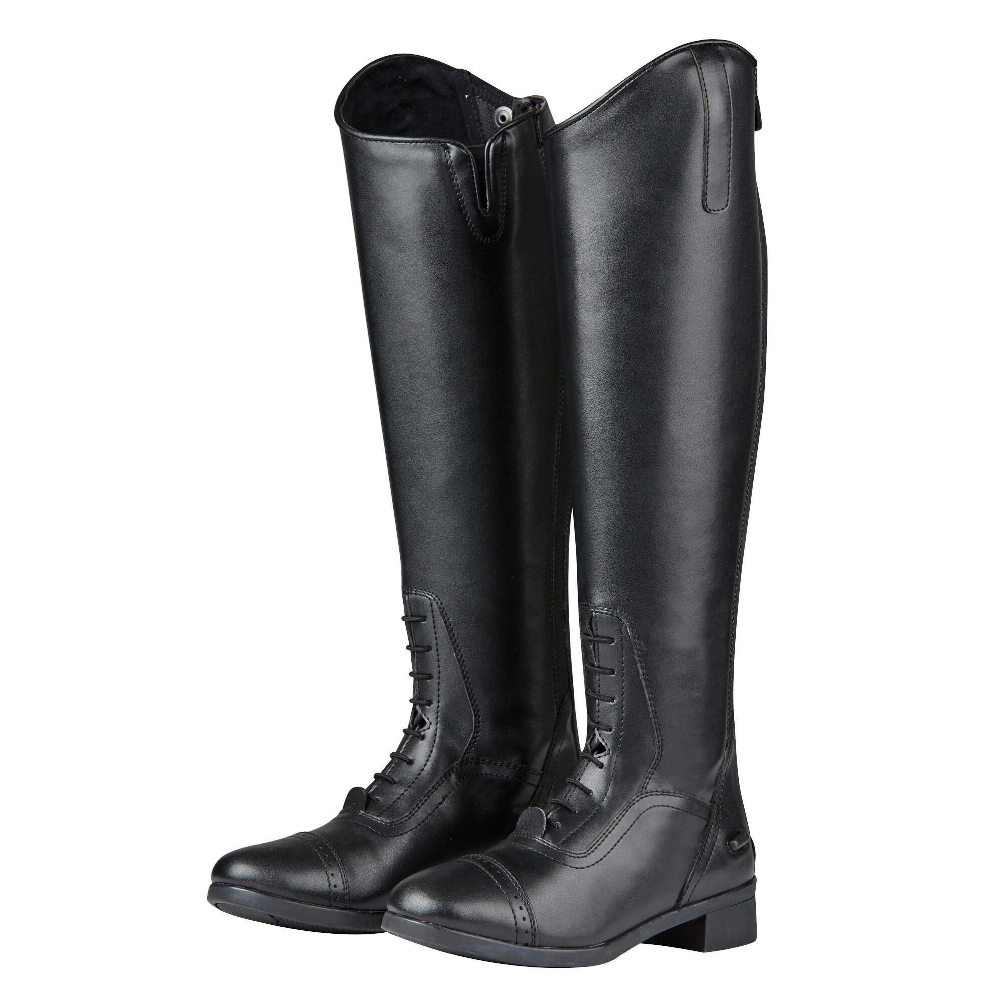 SAXON Womens/Ladies Syntovia Tall Field Boots (Black)