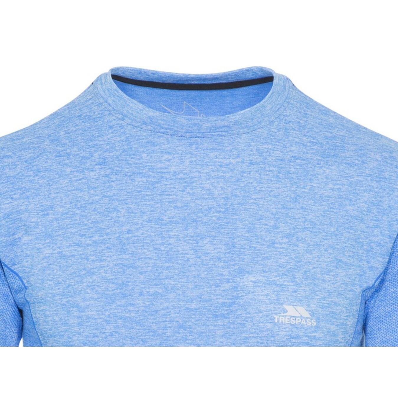 Men's TIMO sports shirt (Mottled blue)