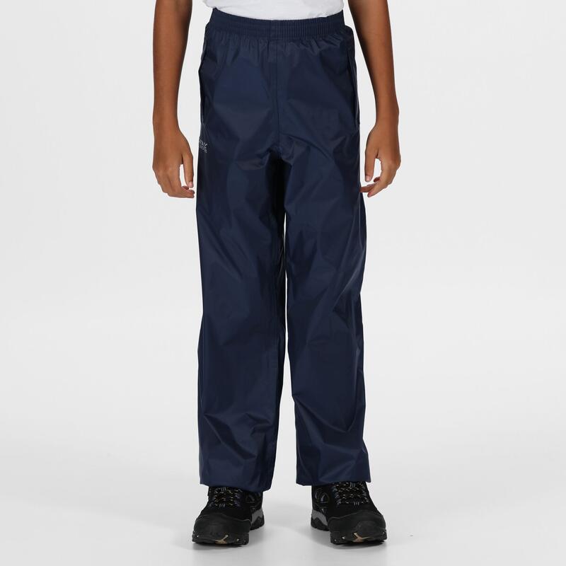 Great Outdoors Copri Pantaloni Impermeabili Bambino Regatta Pack It Blu Navy