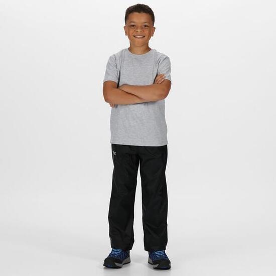 Great Outdoors Copri Pantaloni Impermeabili Bambino Regatta Pack It Nero