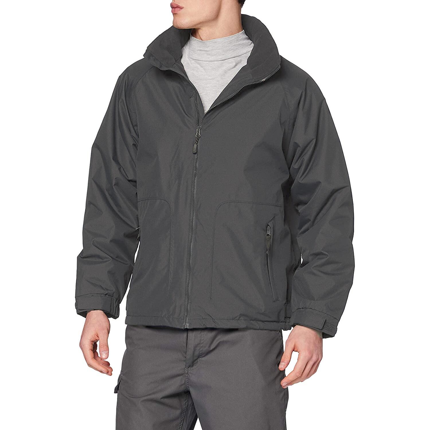 Great Outdoors Mens Waterproof Zip Up Jacket (Black) 3/4