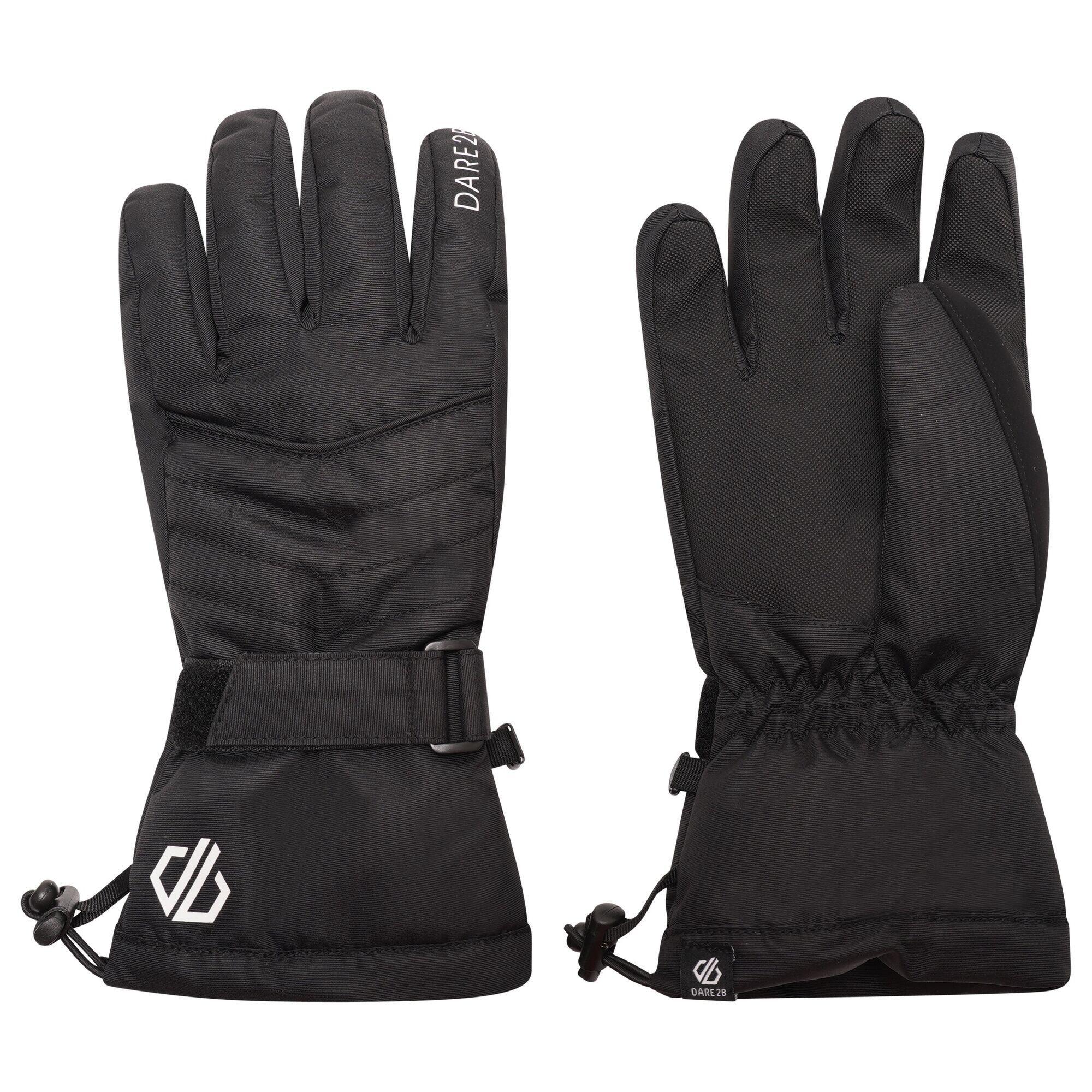 Womens/Ladies Acute Ski Gloves (Black) 1/5