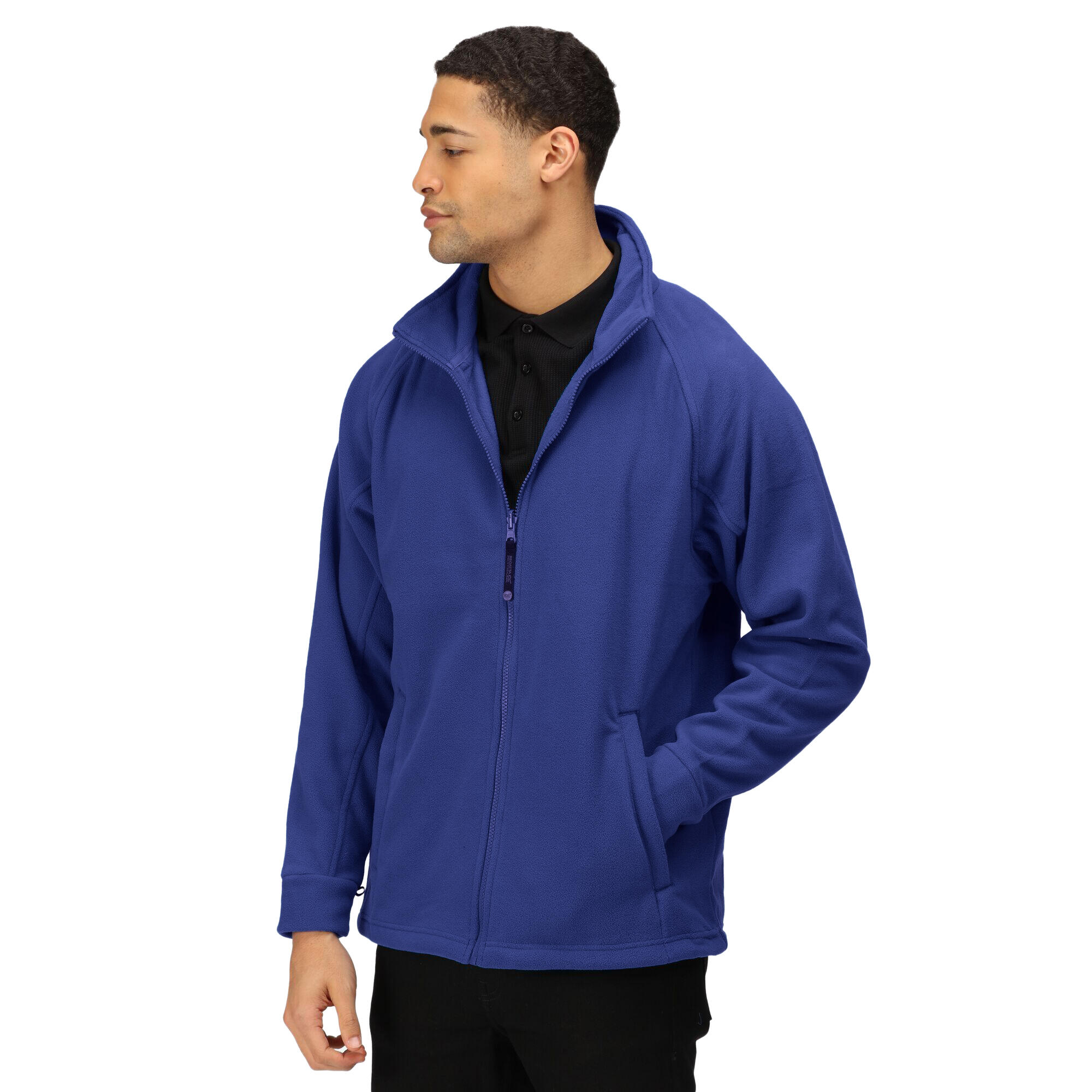 Giacca In Pile Uomo Regatta Thor III Blu Navy Scuro 3/4