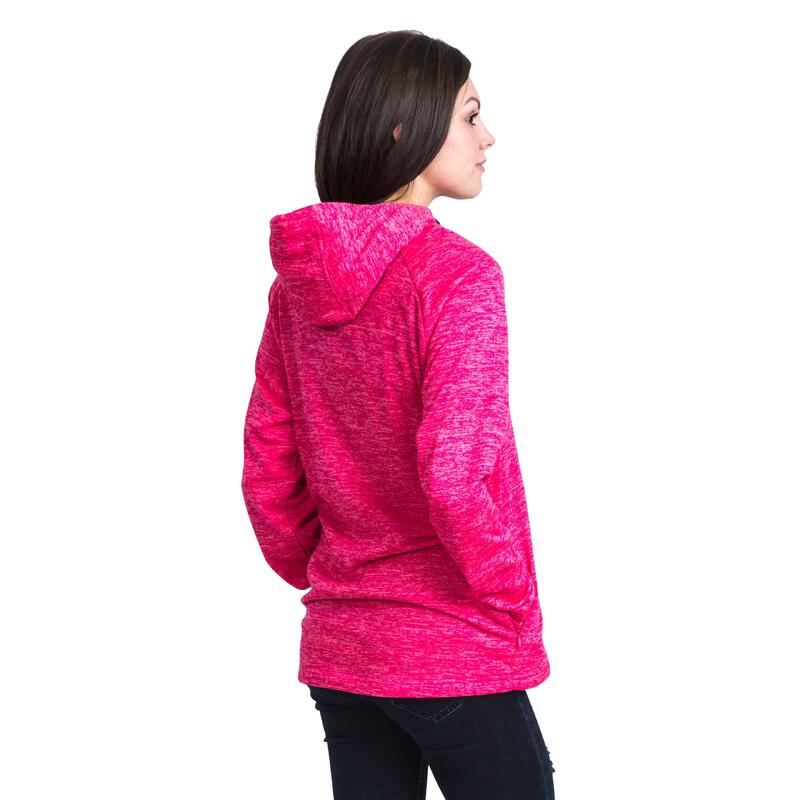 KapuzenFleecepullover Stumble Damen Pink meliert