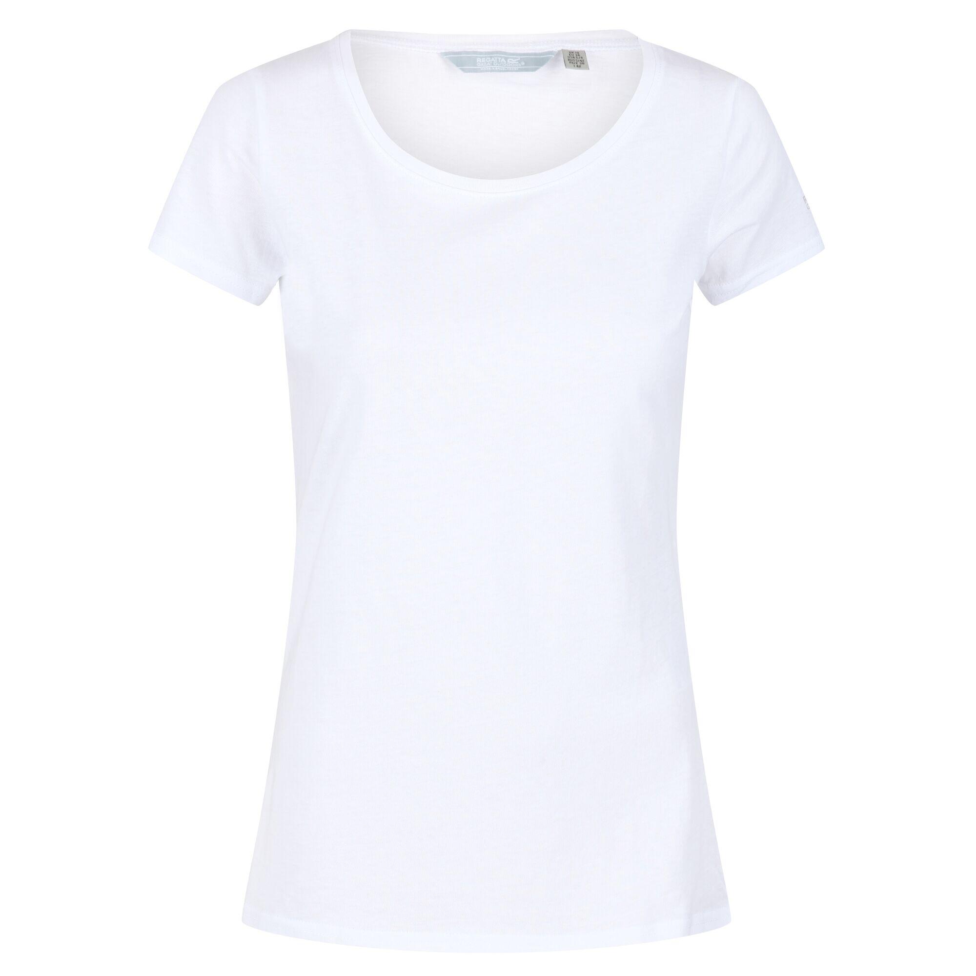 Womens/Ladies Carlie TShirt (White) 1/5