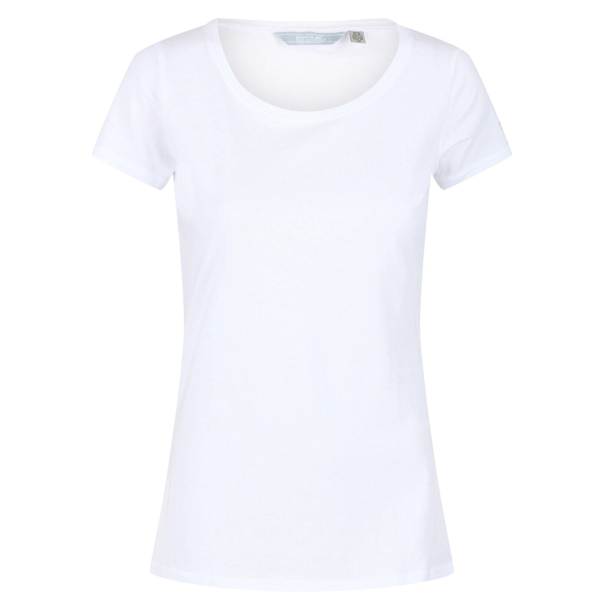 REGATTA Womens/Ladies Carlie TShirt (White)