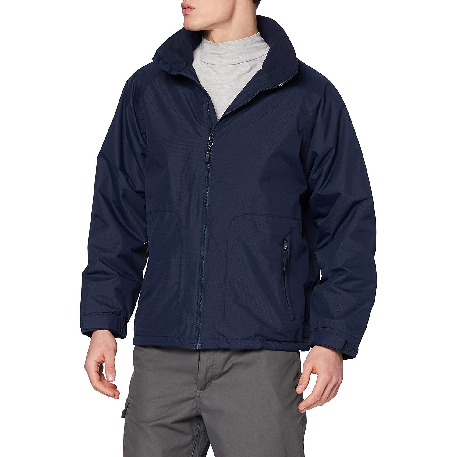 Great Outdoors Mens Waterproof Zip Up Jacket (Navy) 3/4