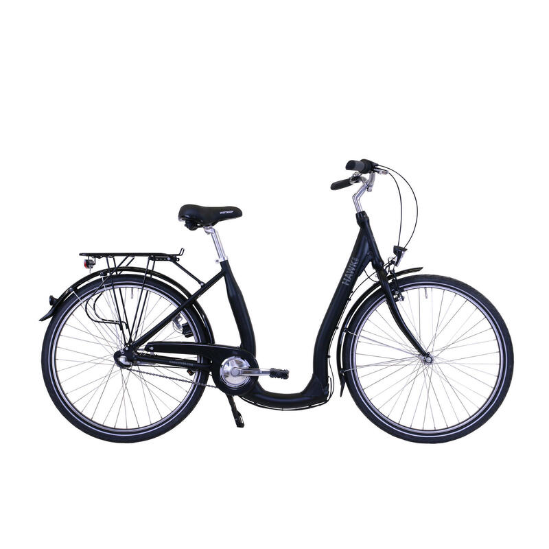 HAWK City Comfort Premium Fahrrad Herren & Damen 26 Zoll 3 Gang Nabenschaltung