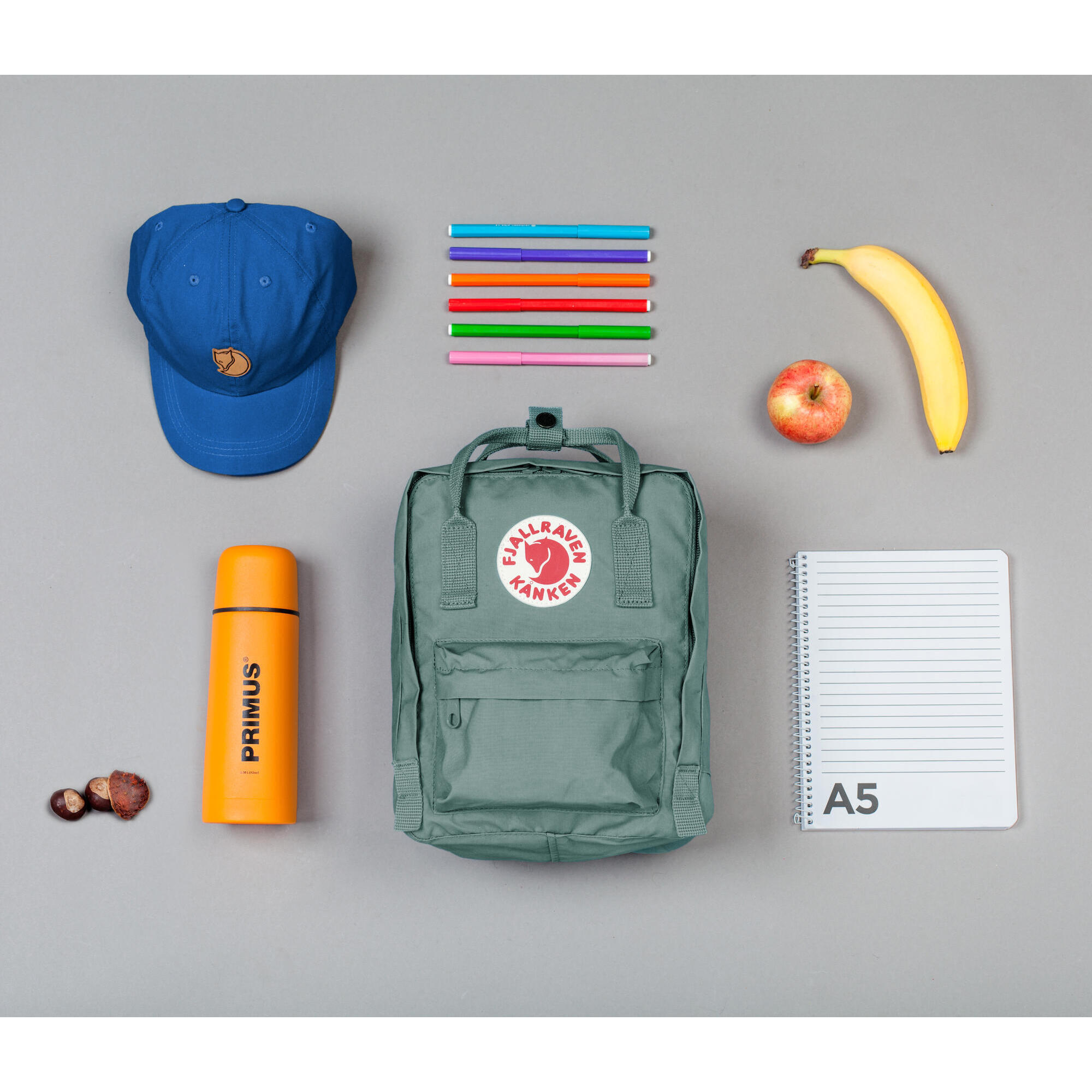 Mochila para caminar Fjallraven Kanken mini Negro 7 litros perlante Decathlon