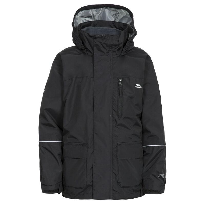 Veste imperméable multifonction PRIME Unisexe (Noir)