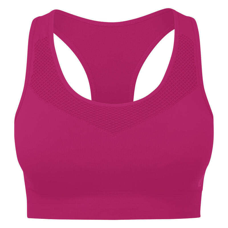Womens/Ladies Dont Sweat It Sports Bra (Active Pink)