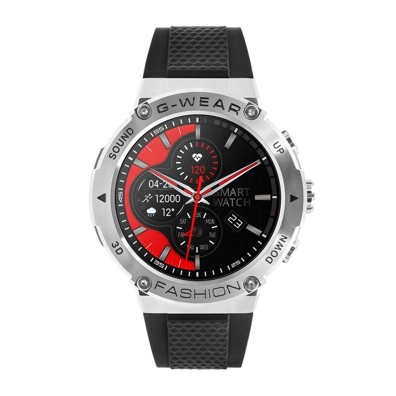 Reloj inteligente Multideporte Watchmark G-Wear Plata