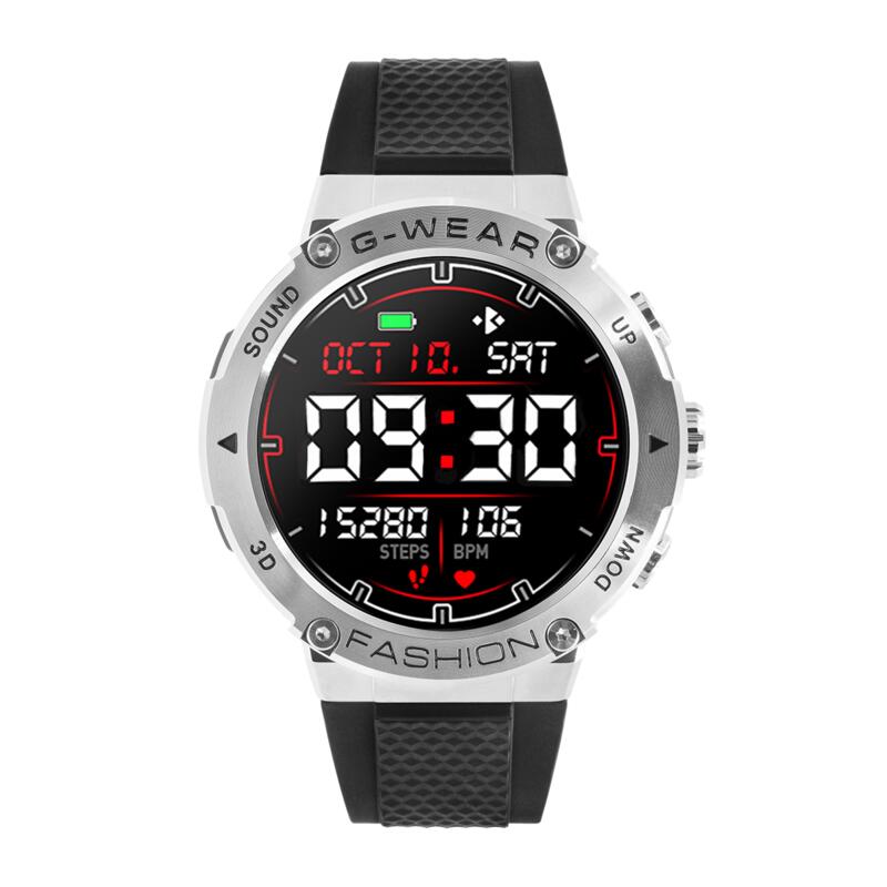 Reloj inteligente Multideporte Watchmark G-Wear Plata