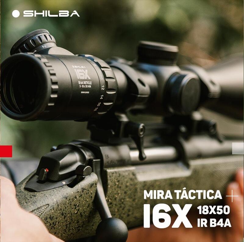 Visor Rifle Caza Shilba i6X 3-18x50 Retícula iluminada B.4A
