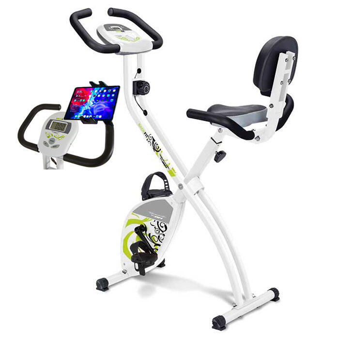 Cyclette pieghevole BACKFIT YF91H + supporto tablet / smartphone