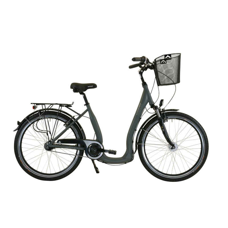 HAWK City Comfort Deluxe Plus Grey 28 Zoll