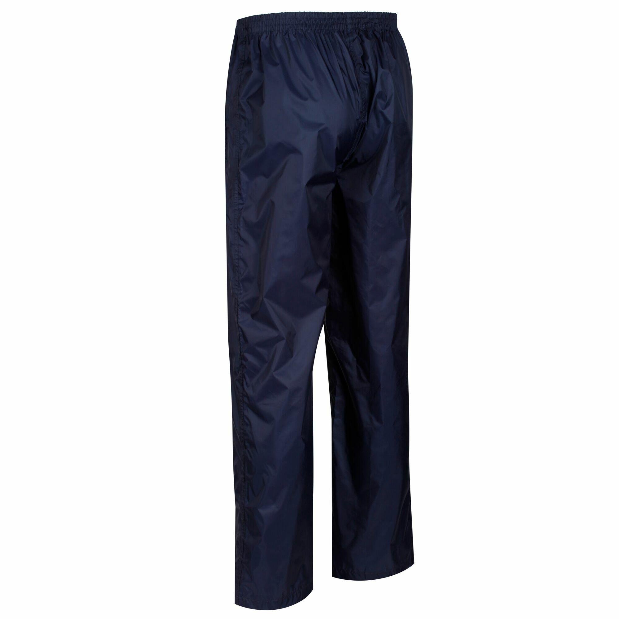 Pack It Women's Hiking Waterproof Overtrousers - Dark Blue 6/7