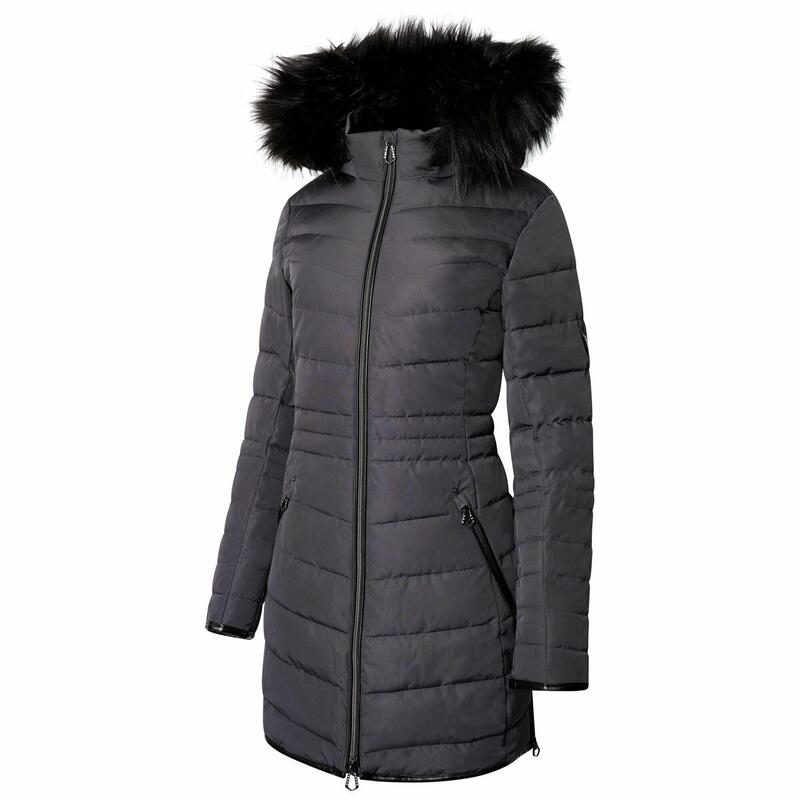 Striking Femme Ski Veste imperméable - Gris moyen / gris