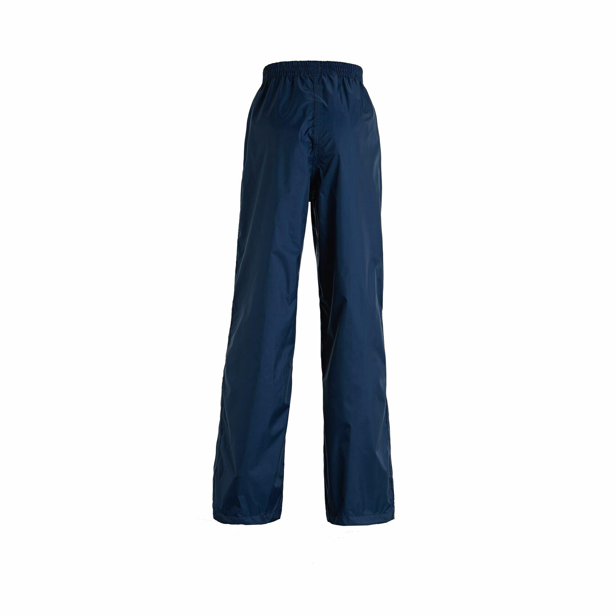 Pack It Kids' Hiking Waterproof Overtrousers - Dark Blue 7/7