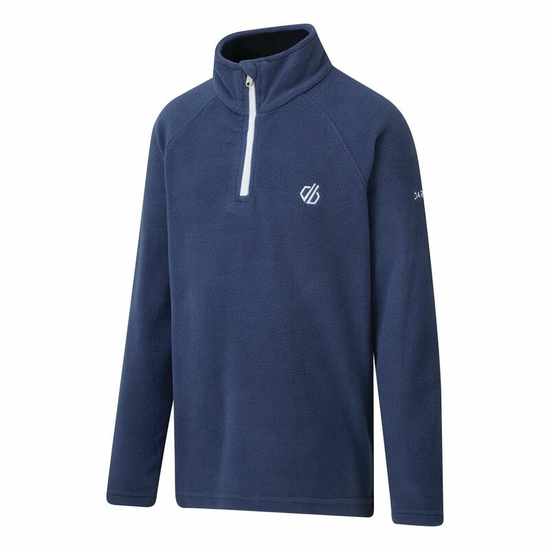 Freehand Polaire de ski zippé à moitié pour enfant - Bleu foncé