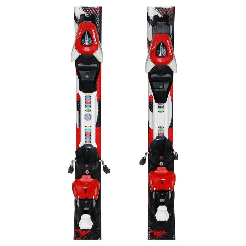 SECONDE VIE - Ski Junior Atomic Redster Edge + Fixations - BON